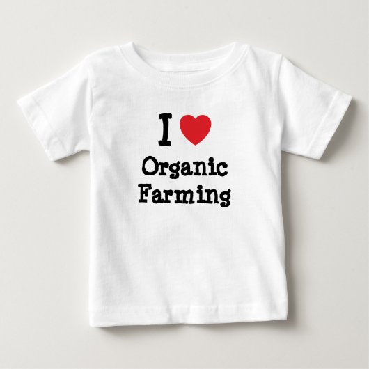Ik hou van het op maat gepersonaliseerde Organic F (Voorkant)