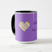 Ik hou van het oppassen van mijn oma - mok (Voorkant links)