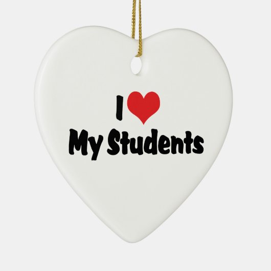 Ik hou van het Ornament van mijn studenten (Rechts)
