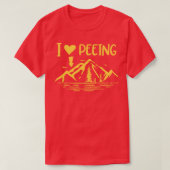 Ik hou van het pingelen van grappige Camping Outdo T-shirt (Design voorkant)