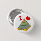Ik hou van het piramide model! ronde button 3,2 cm (Voorkant /achterkant)