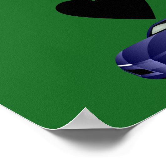 Ik hou van het poster van een jongen. (Hoek)