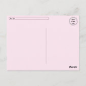 Ik hou van het postoversteken van een Bunny-Briefk Briefkaart (Achterkant)