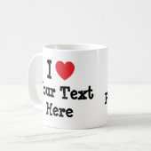 Ik hou van het Potato Salad hart T-Shirt Koffiemok (Voorkant links)