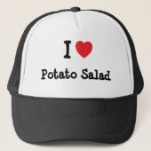 Ik hou van het Potato Salad hart T-Shirt Trucker Pet (Voorkant)