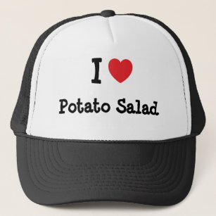 Ik hou van het Potato Salad hart T-Shirt Trucker Pet