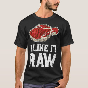 Ik hou van het rauwe Shirt - Beef Steak BBQ Pitmas