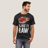 Ik hou van het rauwe Shirt - Beef Steak BBQ Pitmas (Voorkant volledig)