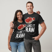Ik hou van het rauwe Shirt - Beef Steak BBQ Pitmas (Unisex)