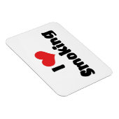 Ik hou van het roken van het hart - tabak Sigarett Magneet (Rechterzijde)