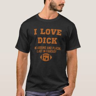 Ik hou van het schoppen rond het plaatsen van de l t-shirt