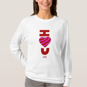 Ik hou van het Shirt van de lange hoes van jullie
