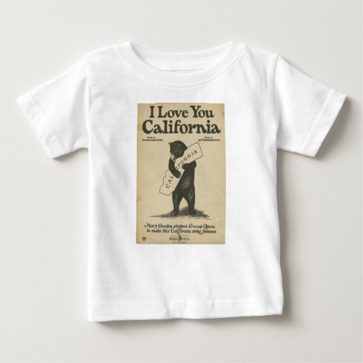 Ik hou van het Shirt van je Californische Kind (Voorkant)