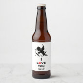 Ik hou van het speciale bierflesetiket bier etiket (Voorkant)