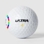 Ik hou van het strand golfballen (Logo)