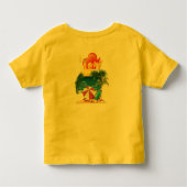 Ik hou van het strand in de zomer kinder shirts (Achterkant)