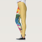 Ik hou van het strand in de zomer leggings (Links)