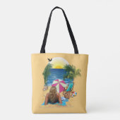Ik hou van het strand in de zomer tote bag (Achterkant)