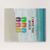 Ik hou van het strand,  legpuzzel (Horizontaal)