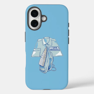 Ik hou van het strijken van grappig ijzer iPhone 16 hoesje