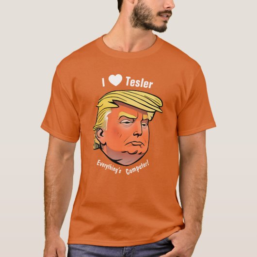 Ik hou van het Tesler T-shirt (Voorkant)