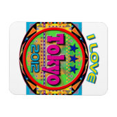 Ik hou van het Tokyo Emblem #1 Magnet 2012 Magneet (Horizontaal)
