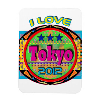 Ik hou van het Tokyo Emblem #1 Magnet 2012 Magneet