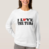 Ik hou van het Tuba T-shirt (Voorkant)