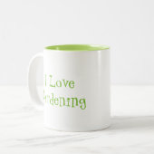 Ik hou van het tuinen van twee Mok zonder been (Voorkant links)