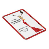 "Ik hou van het uitvoeren in de keuken!" Celebrity Magneet (Rechterzijde)