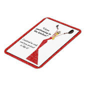 "Ik hou van het uitvoeren in de keuken!" Celebrity Magneet (Linkerzijde)