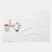 Ik hou van het uitvoeren in de keuken! keukenhandd theedoek (Horizontaal)