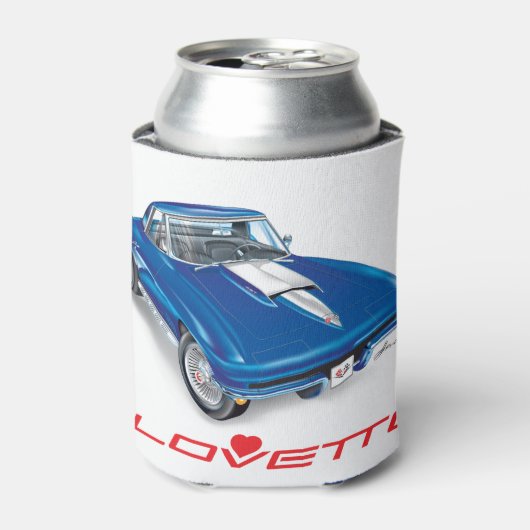 IK HOU VAN HET UNIEKE AUTO-ONTWERP BLIKJESKOELER (Blikje Voorkant)