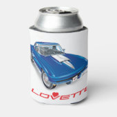 IK HOU VAN HET UNIEKE AUTO-ONTWERP BLIKJESKOELER (Blikje Achterkant)