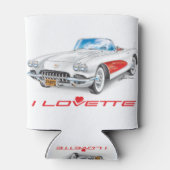 IK HOU VAN HET UNIEKE AUTO-ONTWERP BLIKJESKOELER (Achterkant)