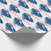 IK HOU VAN HET UNIEKE AUTO-ONTWERP CADEAUPAPIER (Hoek)