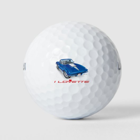 IK HOU VAN HET UNIEKE AUTO-ONTWERP GOLFBALLEN (Voorkant)
