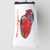 IK HOU VAN HET UNIEKE AUTO-ONTWERP GOLFHEADCOVER (Draai 90)