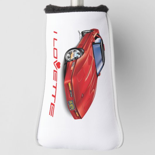 IK HOU VAN HET UNIEKE AUTO-ONTWERP GOLFHEADCOVER (Draai 90)