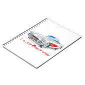 IK HOU VAN HET UNIEKE AUTO-ONTWERP NOTITIEBOEK (Linkerzijde)