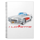 IK HOU VAN HET UNIEKE AUTO-ONTWERP NOTITIEBOEK (Voorkant)