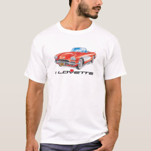 IK HOU VAN HET UNIEKE AUTO-ONTWERP T-SHIRT