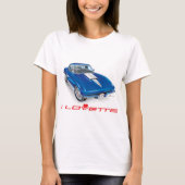 IK HOU VAN HET UNIEKE AUTO-ONTWERP T-SHIRT (Voorkant)