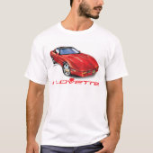 IK HOU VAN HET UNIEKE AUTO-ONTWERP T-SHIRT (Voorkant)
