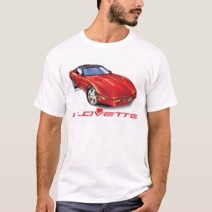 IK HOU VAN HET UNIEKE AUTO-ONTWERP T-SHIRT