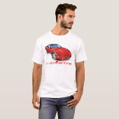 IK HOU VAN HET UNIEKE AUTO-ONTWERP T-SHIRT (Voorkant volledig)