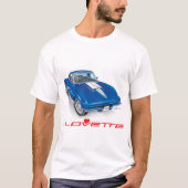 IK HOU VAN HET UNIEKE AUTO-ONTWERP T-SHIRT (Voorkant)