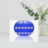 Ik hou van het Verenigd Koninkrijk Briefkaart (Staand voorkant)