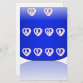 Ik hou van het Verenigd Koninkrijk Briefpapier (Voorkant / Achterkant)