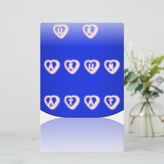 Ik hou van het Verenigd Koninkrijk Briefpapier (Staand voorkant)